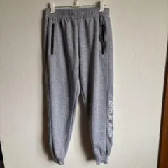 グレー ジョガーパンツ サイドポケット付き
