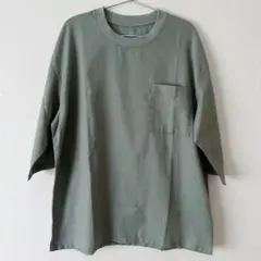 無印良品 MUJI 吸汗速乾 ポケット付きTシャツ 紳士 Lサイズのサムネイル