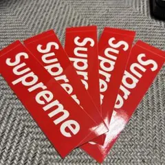 Supreme ロゴステッカー 5枚セット
