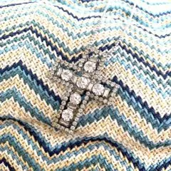 ZARA 3wayクロスネックレス ビジュー キラキラ ラインストーン ザラ