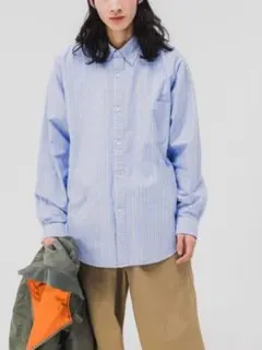 【限定セール】BEAMS ヘビーオックスフォード ボタンダウン シャツ Ｌ