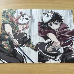 鬼滅の刃　冨岡義勇　錆兎　ポストカード　セット