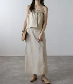 新品未使用 BonjourSagan ANDSEARCHセットアップ Mベージュ