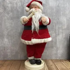 B-5 【希少/1990年製】ヴィンテージ 動くサンタクロース 卓上オブジェ
