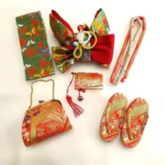 七五三　三歳　結び帯小寸・ハコセコセット　①