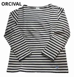ORCIVAL ボーダー　カットソー　ブラックのサムネイル