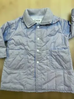 【送料込】familiar ジャンバー 90 ファミリア 水色 コート 175