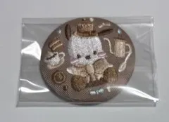 サンリオ　刺繍缶バッジ　ポチャッコ