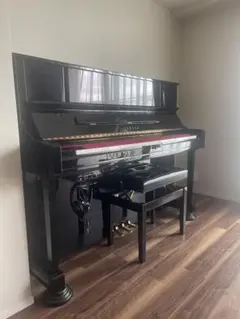 【美品】YAMAHA YU10 5973304 BK ヤマハ　アップライトピアノのサムネイル