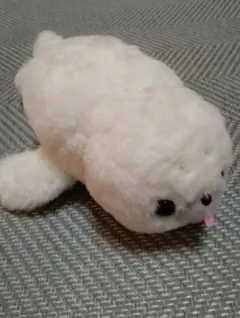アザラシ型ぬいぐるみ ホワイト