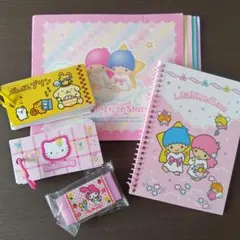 リトルツインスターズ・ハローキティ・ポムポムプリン・マイメロディ文房具セット