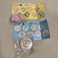 ちいかわ くら寿司 コラボ 缶バッジ シーサー、マグネットちいかわ