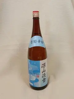 深山淡雪 1800ml×6本セット 新潟の酒 芳醇辛口 日本酒 一升瓶 深山淡雪 1800ml×6本セット 新潟の酒 芳醇辛口 日本酒 一升瓶