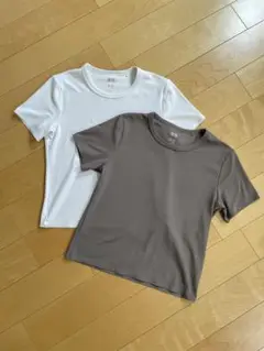 UNIQLO エアリズム 半袖Tシャツ 2枚セット