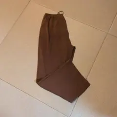 UNIQLOエアリズムマメクロゴウチブラウン イージーパンツ М