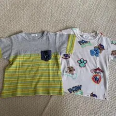 Tシャツ 半袖　2枚組　べべ　パウパトロール　100サイズ