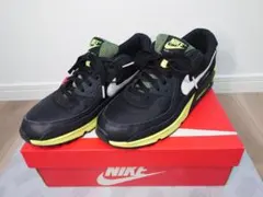 [NIKE Air Max90 27.5cm black/lime 箱タグ付]