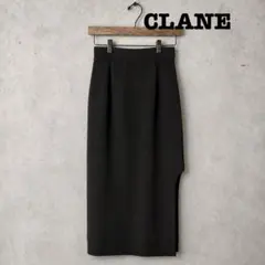 完売商品 CLANE クラネ　SCOOP LINE SLIT SKIRT