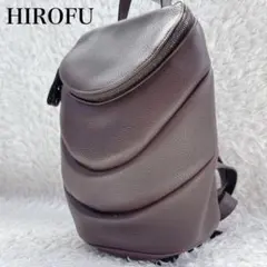 HIROFU ヒロフ リュック バックパック レザー オーバル型 スタッズ