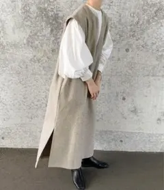 select MOKA by son キーネックロングベストワンピースのサムネイル