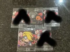 ナルト忍界シールウエハース4　暁 5種類セット 購入特典あり！