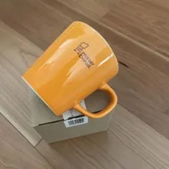 【 旧ロゴ 】ミスタードーナツ マグカップ オレンジ