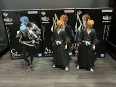 ブリーチ BLEACH 黒崎一護 虚化 グリムジョー フィギュアセット