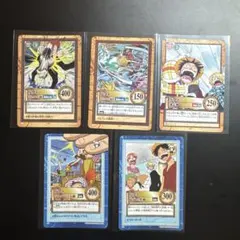 5枚セット ワンピース カードダス ハイパーバトル ルフィのサムネイル