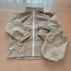 【新品・未使用】キッズ　薄手アウター　春夏　ベージュ　110cm