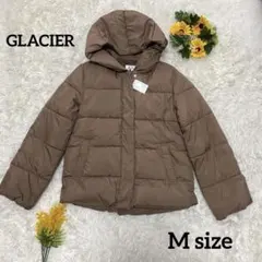 【GLACIER】中綿ジャケット【M】ブラウン　暖かい　レディース