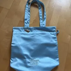 Winnie the Pooh くまのプーさん 水色トートバッグ