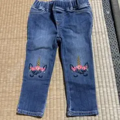 babyGAP ユニコーン刺繍デニムパンツ 18-24ヶ月 90cm