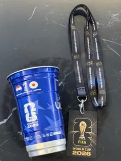 非売品】FIFA W杯 日本 オランダ マッチデーカップ &ストラップ セット