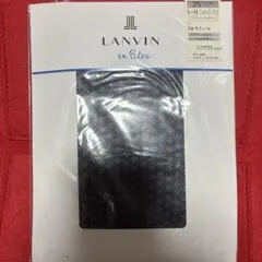 【L〜LL】LANVIN en Bleu フラワードット ストッキング