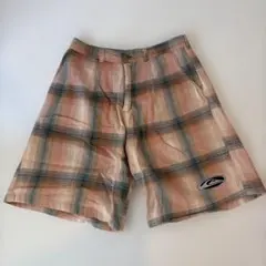90s QUIKSILVER クイックシルバー チェック柄 ショートパンツのサムネイル