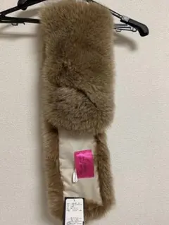 新品　スピックアンドスパン マフラー キャメル