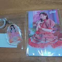 CUTIE STREETすき 쿠지 佐野愛花ちゃん アクリルチャーム フォトカード