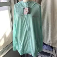 UVカット フード付きラッシュガード ミントグリーン☆新品☆５L