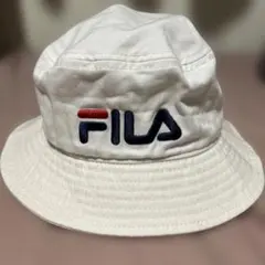 バケットハット　ホワイト　FILA