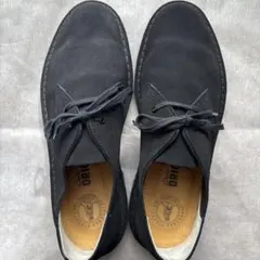 clarks クラークス　デザートロンドン　黒スエード