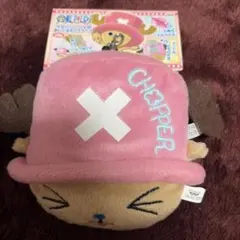 ワンピース　チョッパー　リール付　ぬいぐるみパスケース