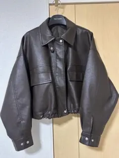 【新品未着用】GRL レザーブルゾン