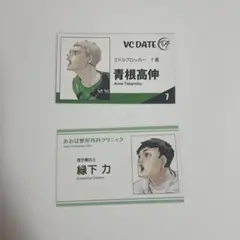 ハイキュー!! ファンパーク 名刺カード