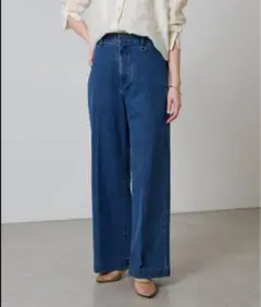 《新品》コラージュガリャルダガランテ Q.anos/ストレッチスラックスデニム