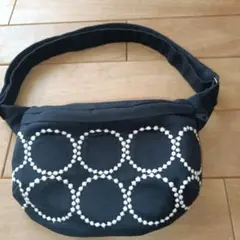 ミナペルホネン　tambourine copains bag　navy　新品