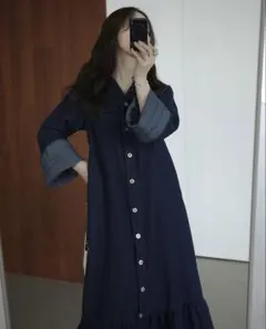 willfully vneck flare sleeve denim JK OP