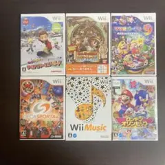 Wii ゲームソフト 6本セット未開封