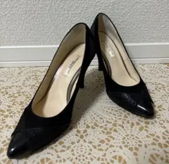 パンプス＊ブラック＊23.5cm＊9cmヒール＊セヴントゥエルヴサーティ