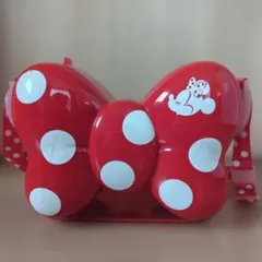 ディズニー ポップコーンバケット ミニー　リボン 紐付き