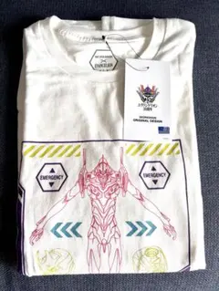 新品未使用　ワークマン　エヴァンゲリオン　長袖Tシャツ　ロンT　ホワイト